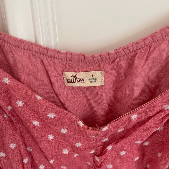 Hollister Pink Mini Dress with White Stars - Picture 2 of 6